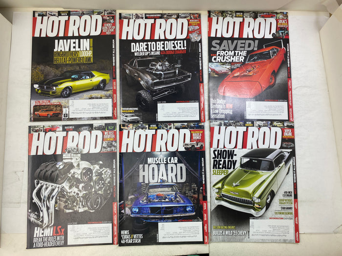 Lot of 20 Hot Rod Magazines 2017-2018