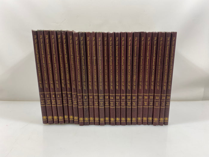 Lot of 24: The New International Illustrated Encyclopedia of Art 1967-71 HC