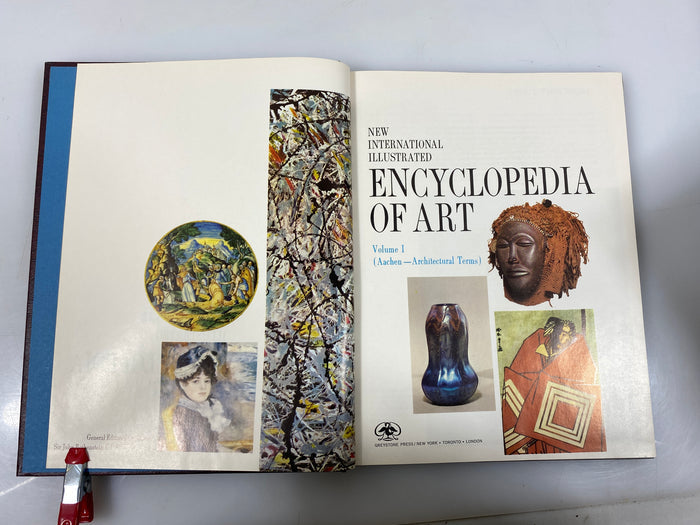 Lot of 24: The New International Illustrated Encyclopedia of Art 1967-71 HC