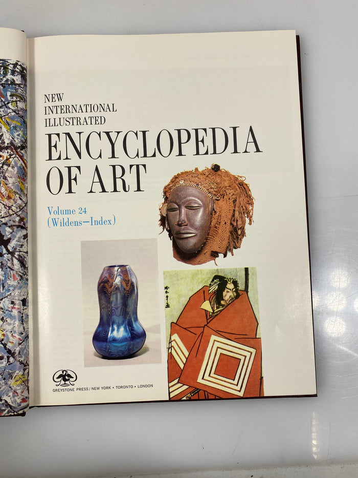 Lot of 24: The New International Illustrated Encyclopedia of Art 1967-71 HC