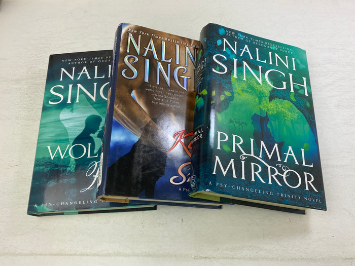 Lot of 3 Nalini Singh Psy-Changeling Trinity Novels HCDJ 2011-2024