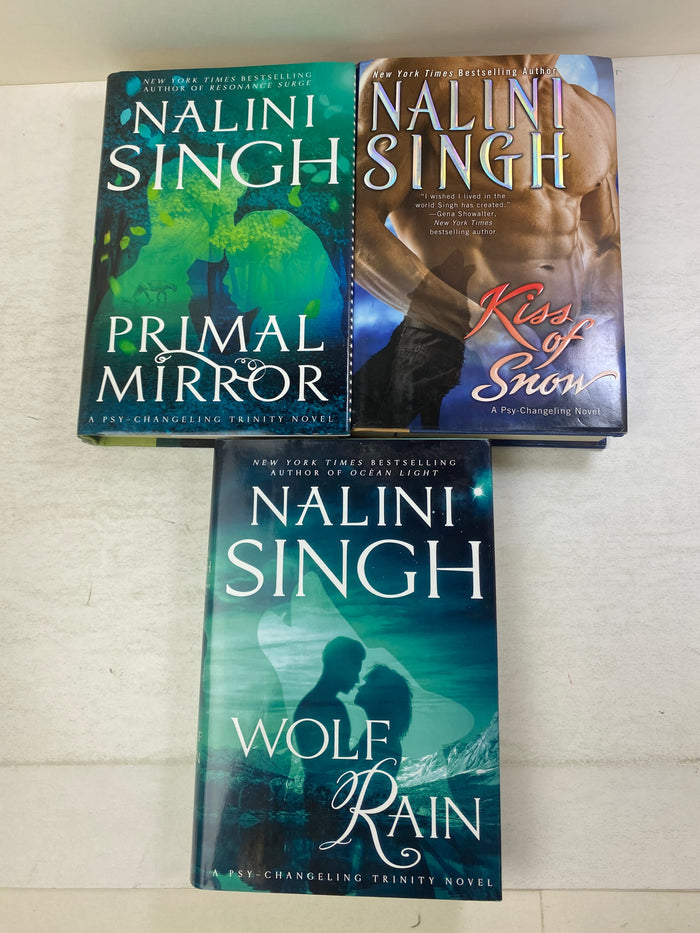 Lot of 3 Nalini Singh Psy-Changeling Trinity Novels HCDJ 2011-2024