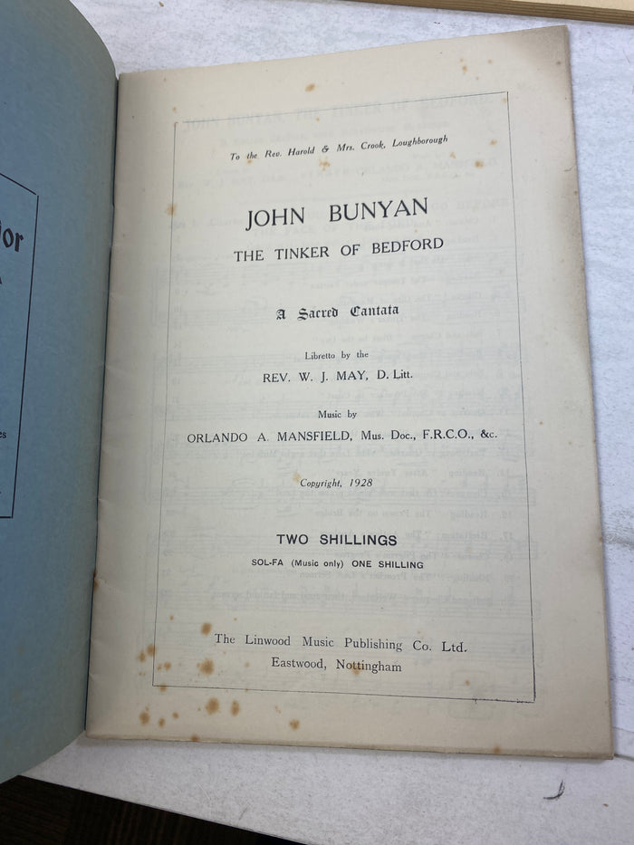 Lot of 3 Vintage Opera Programs Bunyan Gypsy Baron 1959