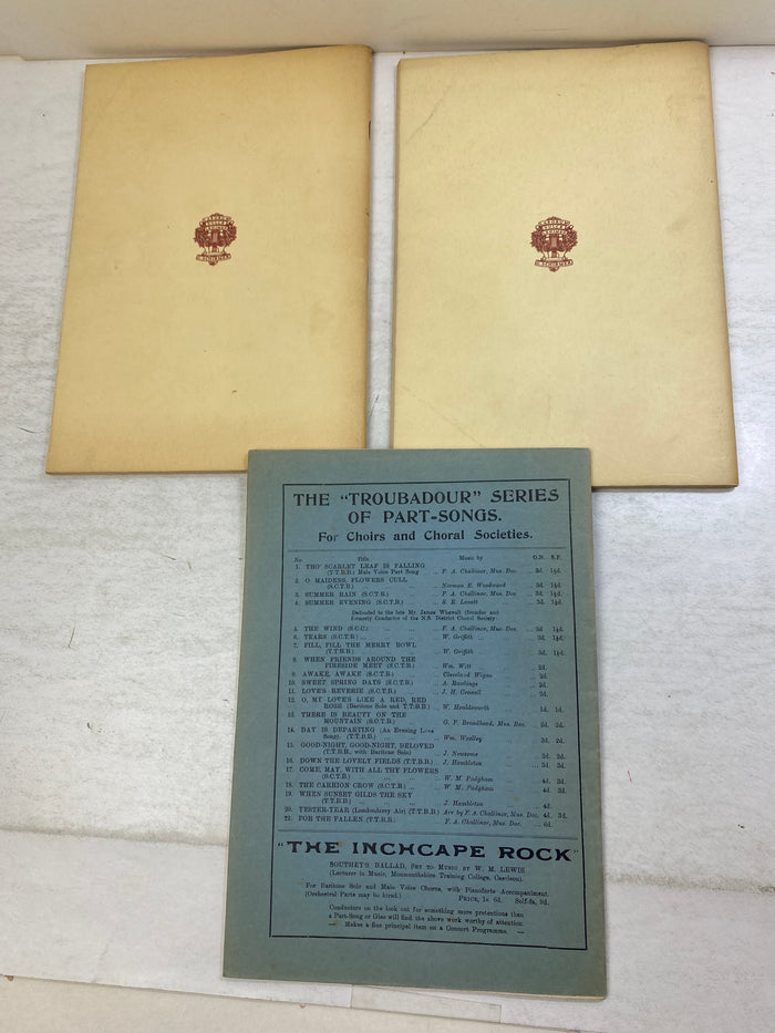 Lot of 3 Vintage Opera Programs Bunyan Gypsy Baron 1959