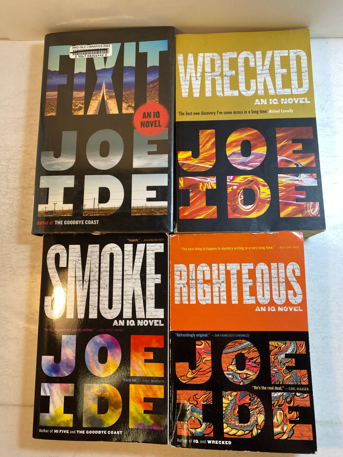 Lot of 4 Joe Ide IQ Novels 2018-2023