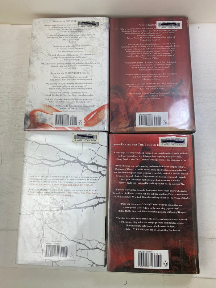 Lot of 4 Mark Lawrence Prince Sister Books HCDJ Ex Lib 2011-2018