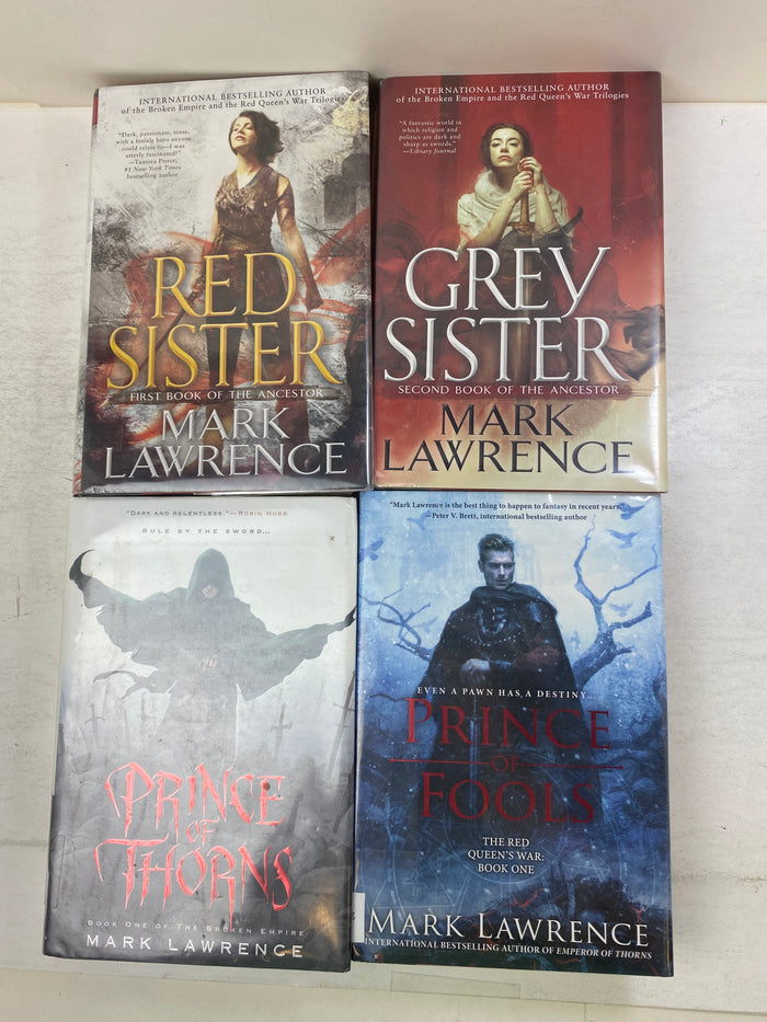 Lot of 4 Mark Lawrence Prince Sister Books HCDJ Ex Lib 2011-2018