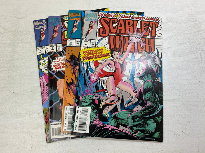 Lot of 4 Scarlet Witch Marvel Comics 1993-1994
