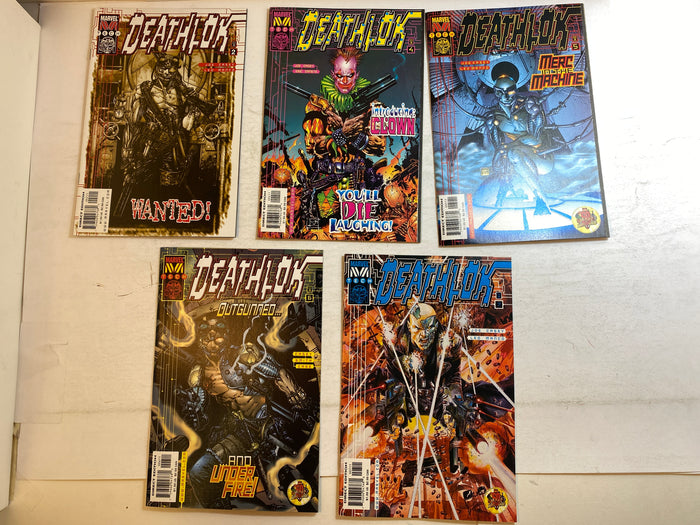 Lot of 5 Deathlok Marvel Tech Comics 1999