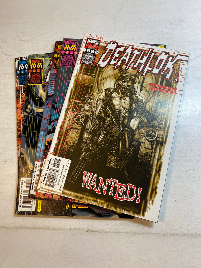 Lot of 5 Deathlok Marvel Tech Comics 1999