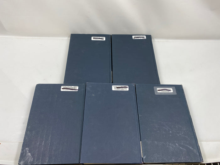 Lot of 5: Handbook of Birds of India and Pakistan 2-6 Ali/Ripley Ex-library HC