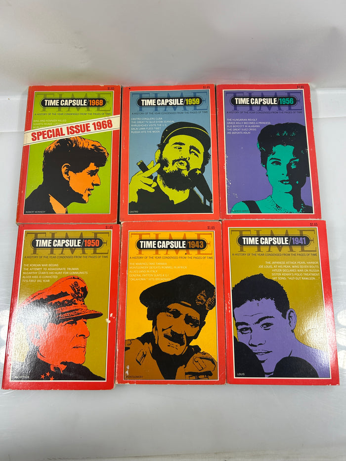 Lot of 6 Vols: Time Capsule 1941, 1943, 1950, 1958, 1959, & 1968 SC