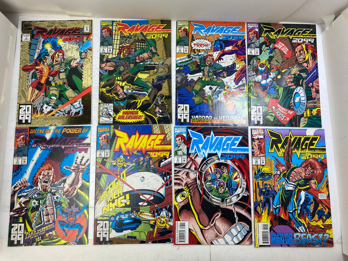 Lot of 8 Ravage 2099 Marvel Comics 1992-1993