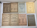 Lot of 9 Vintage Opera Programs 1950s-1970s