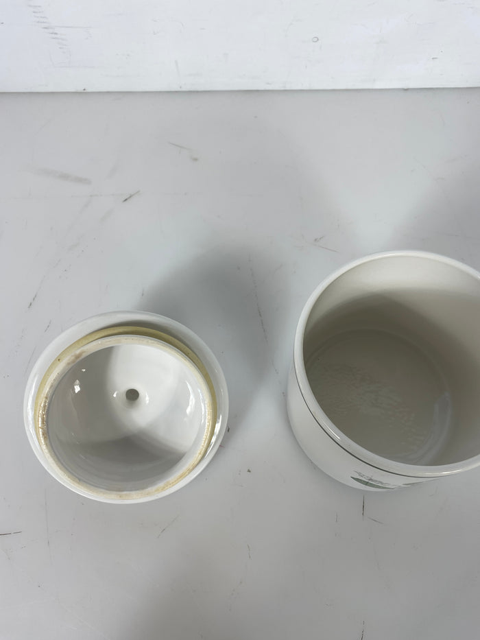 Lot of Four Vintage Ceramic Canister set by Over and Back