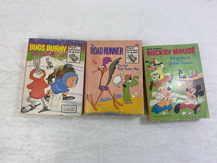 Lot of Whitman Big Little Books SC Bugs Mickey Mouse