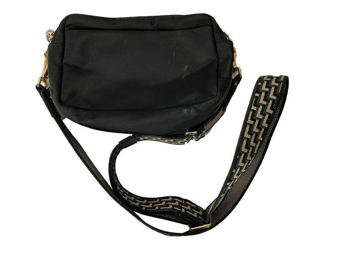 Lululemon Black and Gold Crossbody Bag