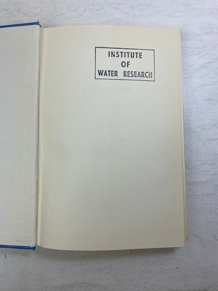 Man-Made Lakes edited by Lowe-McConnell 1966 HCDJ