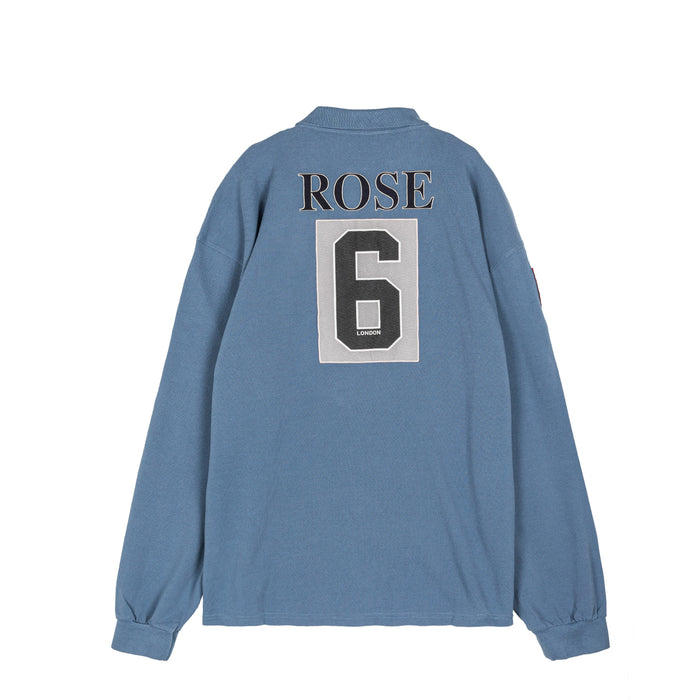 Martin Rose Polo Longsleeve (Blue)
