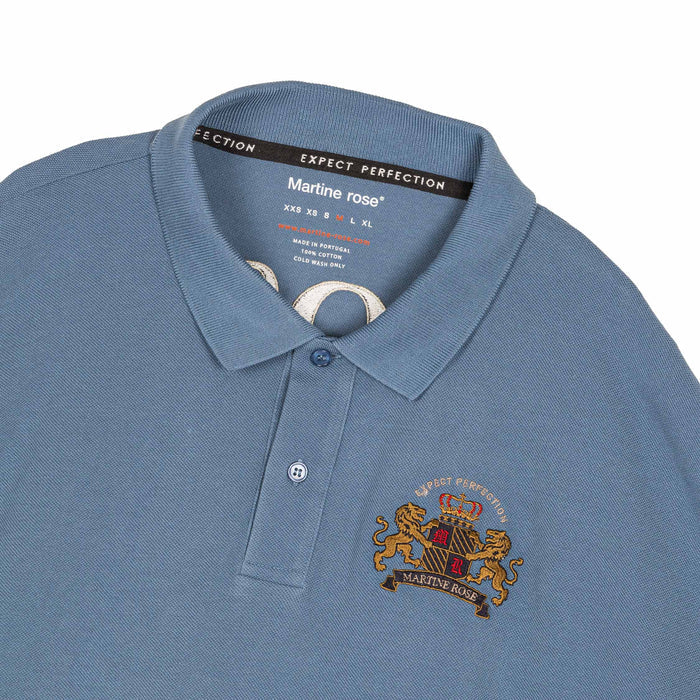 Martin Rose Polo Longsleeve (Blue)