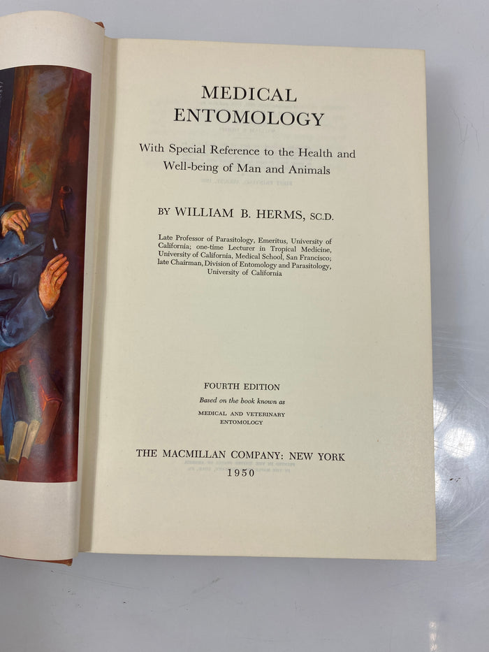 Medical Entomology by William B. Herms 1950 HC