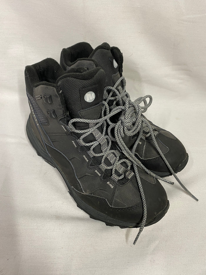Merrell Men's Black Waterproof Hiking Boots 9.5