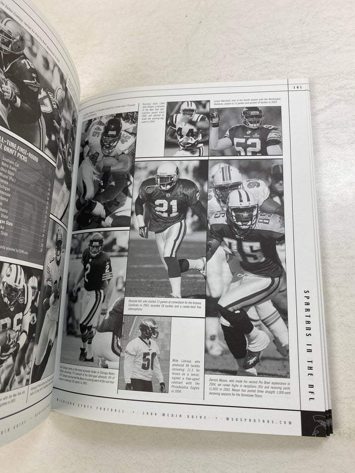 Michigan State Football 2004 Media Guide SC