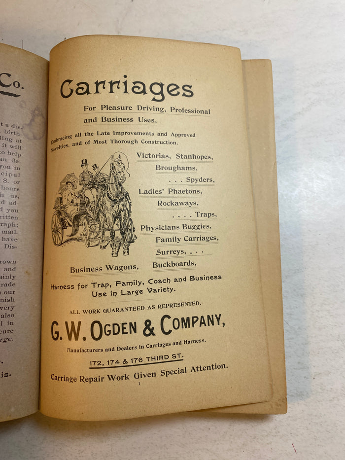 Milwaukee Cook Book Mrs. J Magie SC 1894