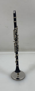 Miniature Black Clarinet With Case And Stand