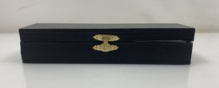Miniature Black Oboe With Case And Stand