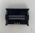 Miniature Black Upright Piano Magnet