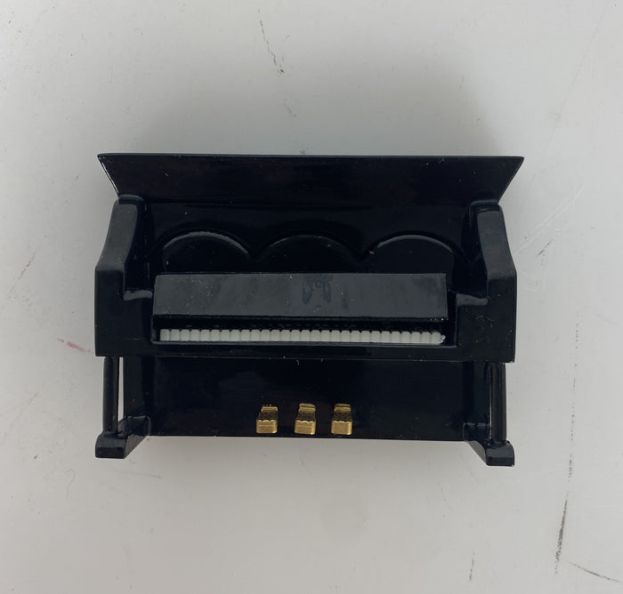 Miniature Black Upright Piano Magnet