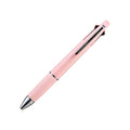 Pink Mitsubishi Uni Jetstream 4&1 multi-function pen with 0.38mm ballpoint inks and 0.5mm mechanical pencil.