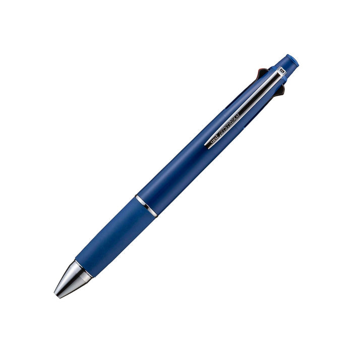 Mitsubishi Uni Jetstream 4&1 multi-function pen in night blue with smooth 0.7mm ballpoint inks and integrated 0.5mm mechanical pencil.