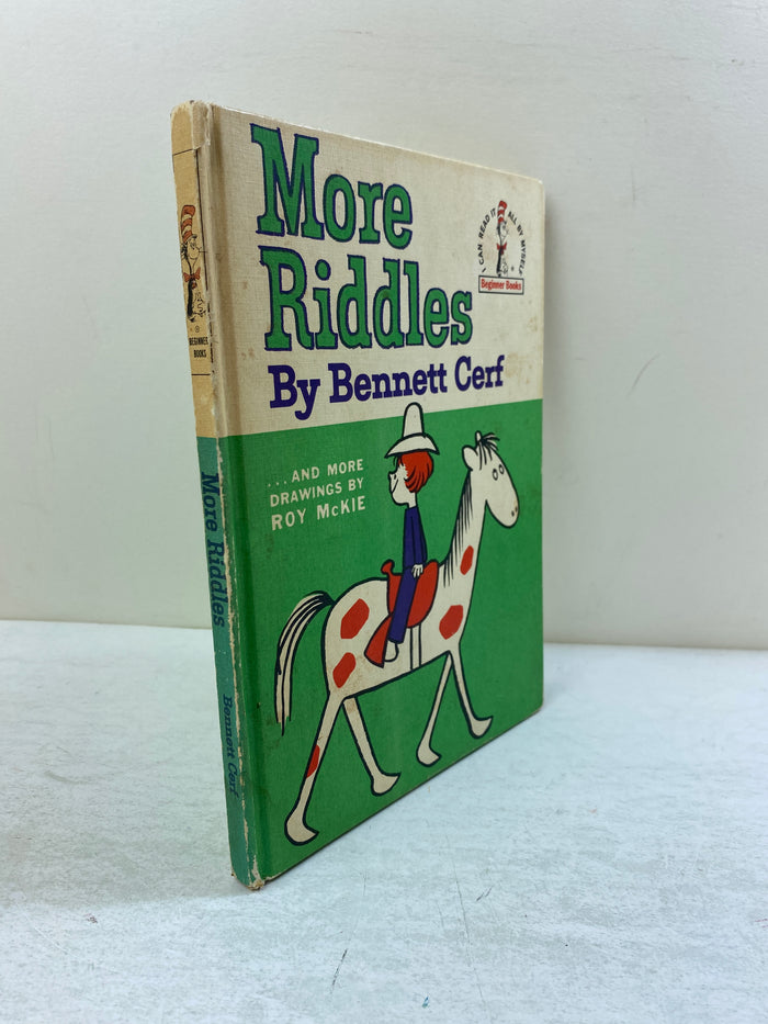 More Riddles by Bennett Cerf Beginner Books 1961 HC BCE