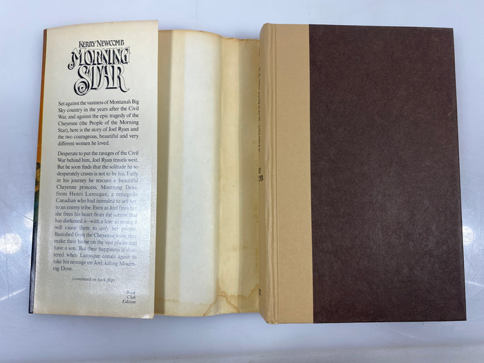 Morning Star by Kerry Newcomb Bantam Books 1983 HCDJ