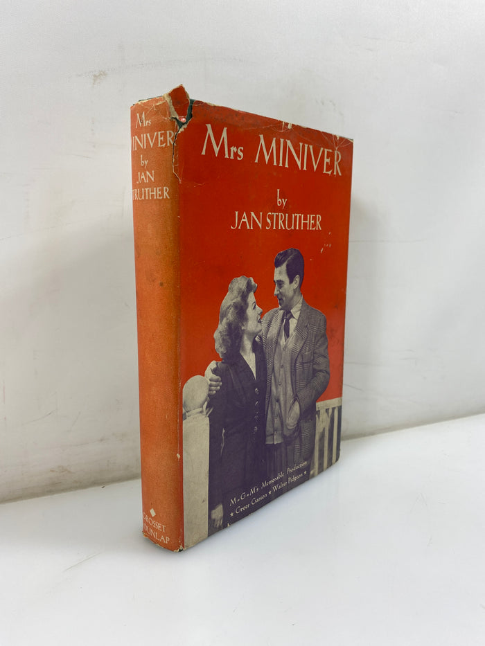 Mrs Miniver by Jan Struther Grosset & Dunlap 1940 HCDJ