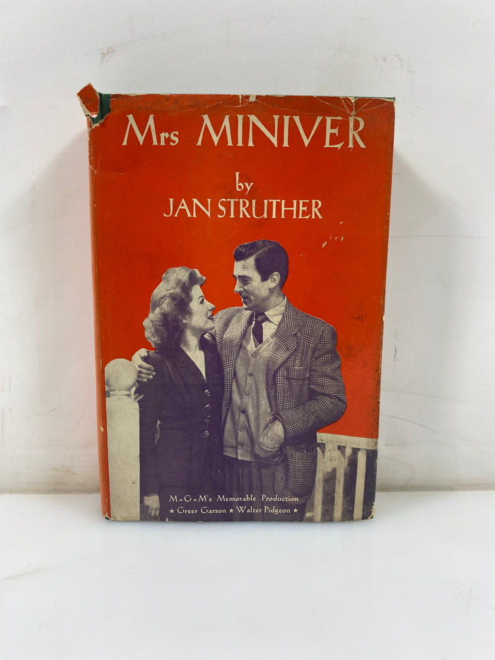 Mrs Miniver by Jan Struther Grosset & Dunlap 1940 HCDJ