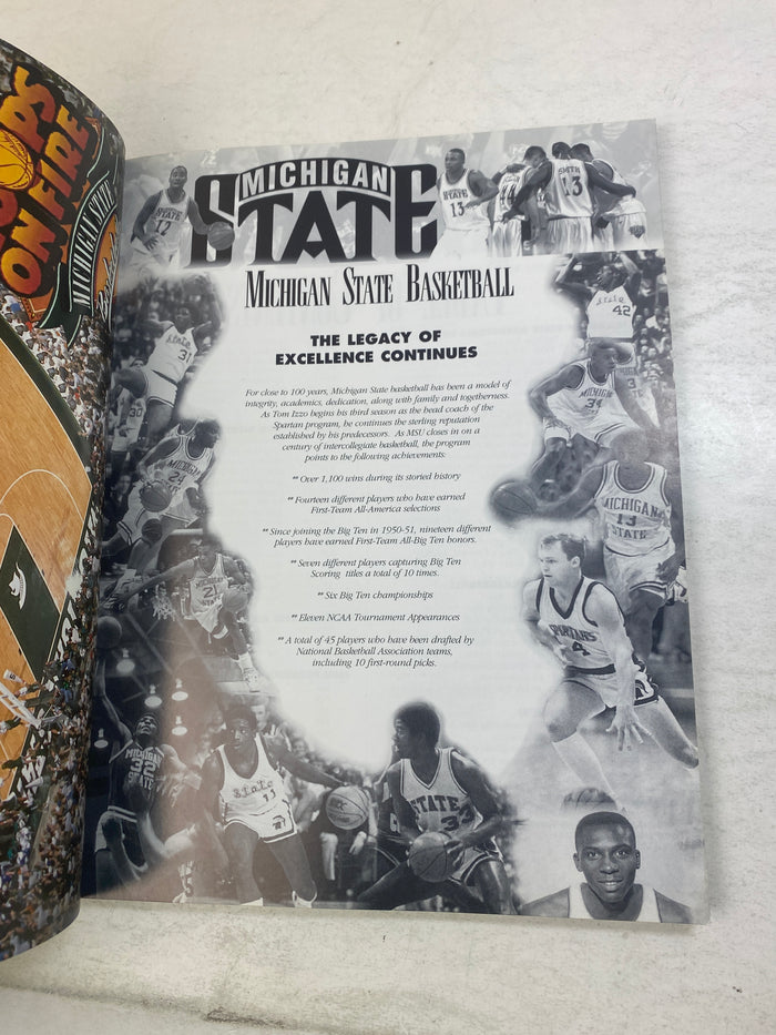 MSU Basketball Media Guide 1997-1998 Izzo Cleaves
