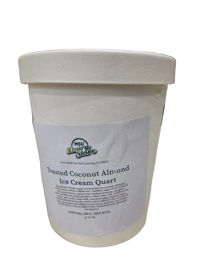 MSU Dairy Store Toasted Coconut Almond Quart