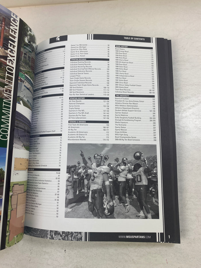 MSU Football Media Guide 2005