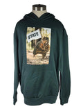 MSU Green Squirrel Flag Hoodie Sweatshirt Unisex Size XL