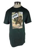 MSU Green Squirrel Flag T-Shirt Unisex Size M