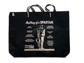 MSU Radiology Healing Gardens Anatomy of a Spartan Black Zippered Tote Bag