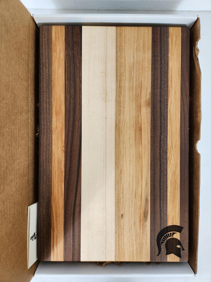 MSU Shadows Large Cutting Board Spartan Head Style 1