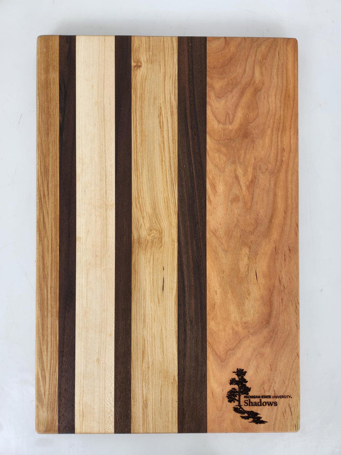 MSU Shadows Large Cutting Board Spartan Head Style 3