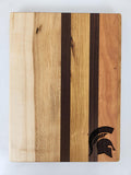 MSU Shadows Small Cutting Board Spartan Head Style 3