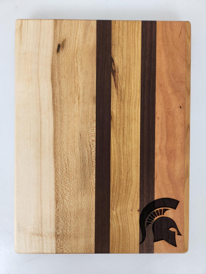 MSU Shadows Small Cutting Board Spartan Head Style 3