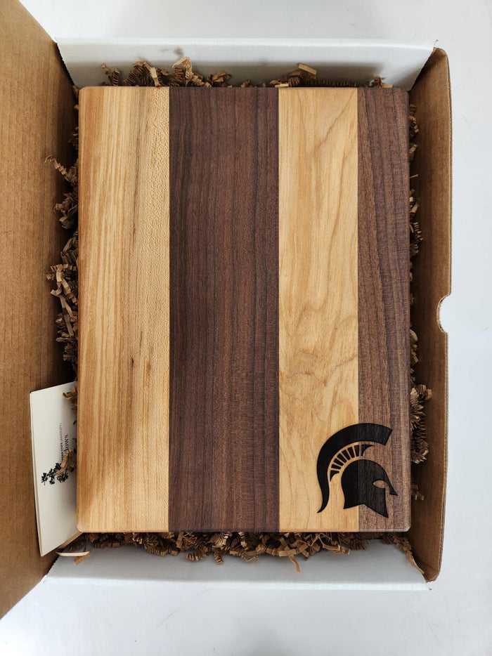 MSU Shadows Small Cutting Board Spartan Head Style 6