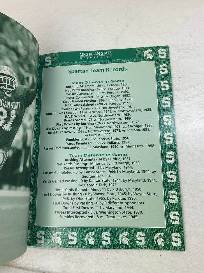 MSU Yearbook Football 1999